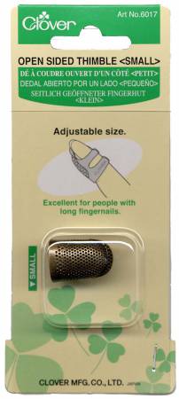 Open Sided Adjustable Thimble - Small - OzQuilts