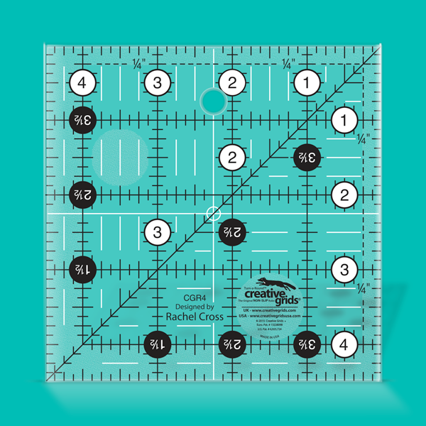 Creative Grids Stripology Squared Quilt Ruler CGRGE2 