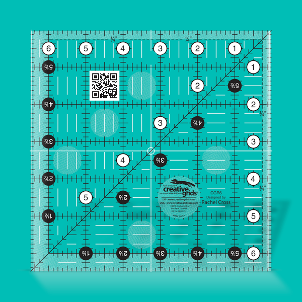 Rulers & Templates - Creative Grids - CGR4 - 4 1/2 Square