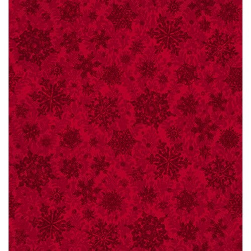 Snowflake Tonal Red 30185-R