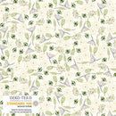 Stof  Multi Flower Bumblebees Cream 4502-935