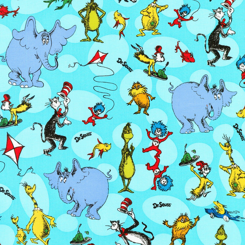Aqua Dr. Seuss Celebrate Seuss