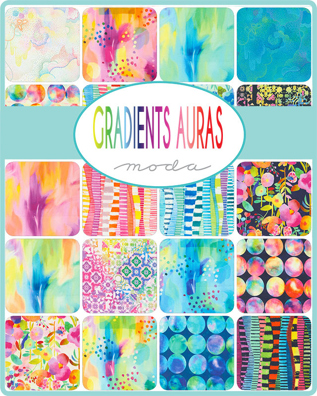 Gradients Auras Fat Quarter Bundle 27 skus