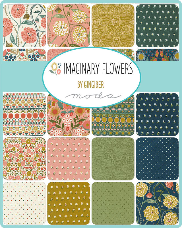 Imaginary Flowers by Gingiber Fat Quarter Bundle 31 skus