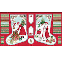 Christmas Wishes Stocking Panel