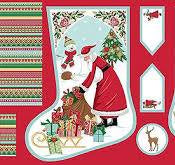 Christmas Wishes Stocking Panel