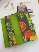 Rainy Day Folding Grocery Bag Kit Green Vege