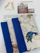 Rainy Day Folding Grocery Bag Kit Steampunk Kiwiana