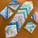 Mermaid Lagoon Charm Squares 40 x  5"