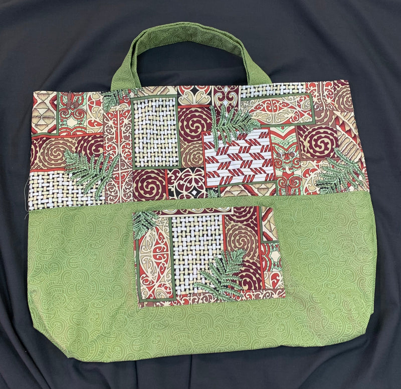 Rainy Day Folding Grocery Bag Kit Kōwhaiwhai