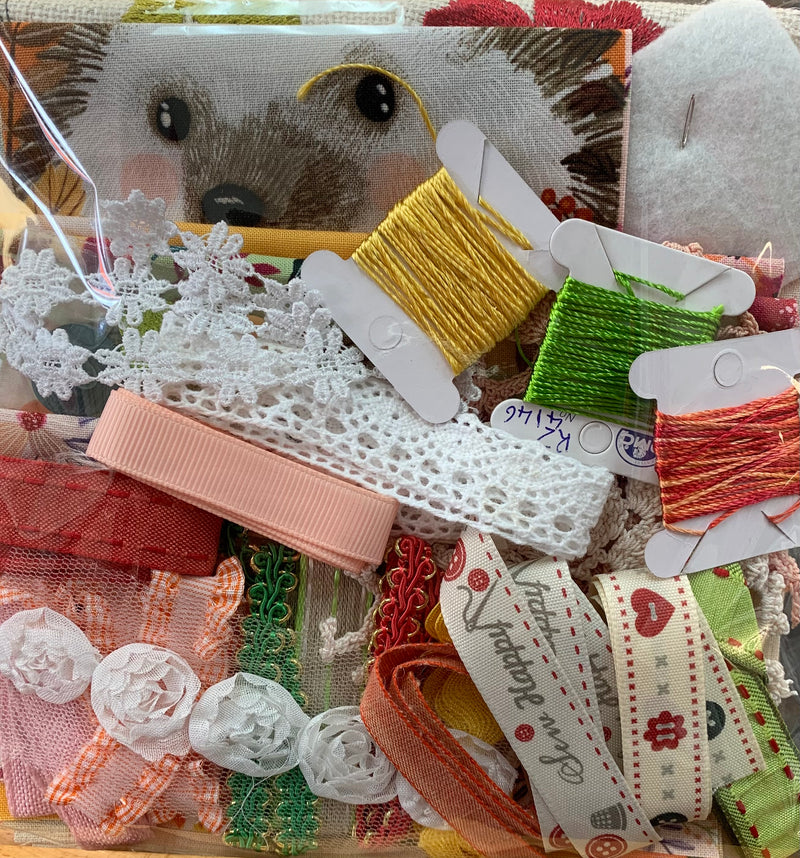 Slow Stitching Starter Kits Woodland Critters