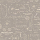 Bee Script Backer Charcoal