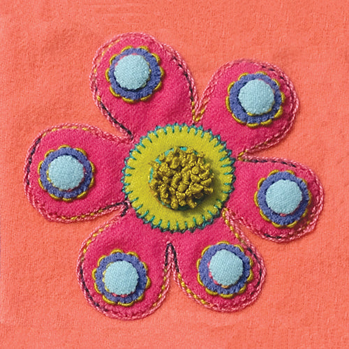 Sue Spargo Pre-cut Wool Applique Pack Flower