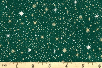 Christmas Enchanted Celestial Green