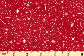 Christmas Enchanted Celestial Red