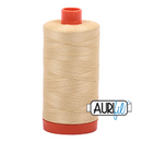 Aurifil Cotton Thread Solid 50wt 1422yds Wheat 2125