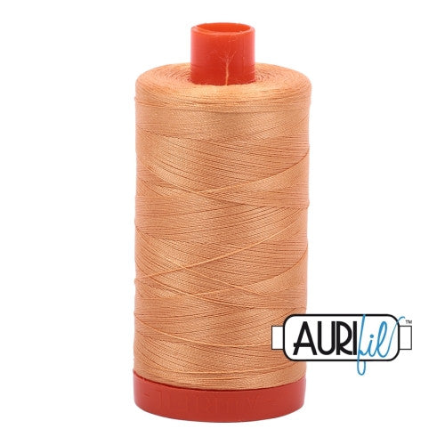 Aurifil Cotton Thread Solid 50wt 1422yds Golden Honey 2214