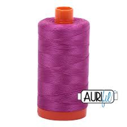 Aurifil Cotton Thread Solid 50wt 1422yds Magenta 2535