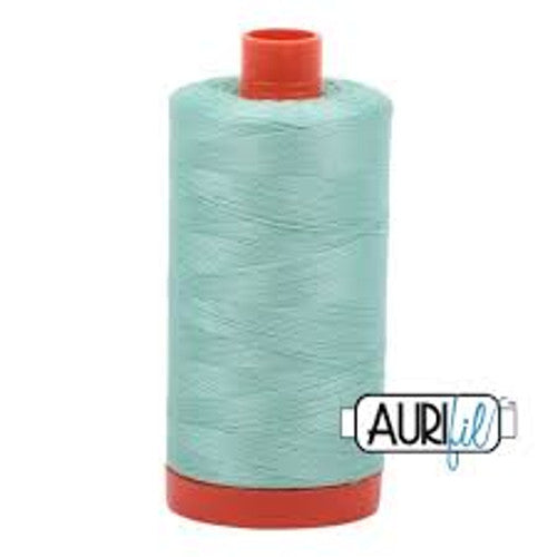 Aurifil Cotton Thread Solid 50wt 1422yds Medium Mint 2835