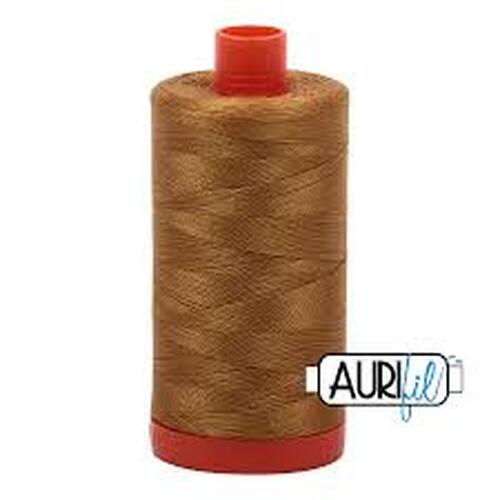 Aurifil Cotton Thread Solid 50wt 1422yds Brass 2975