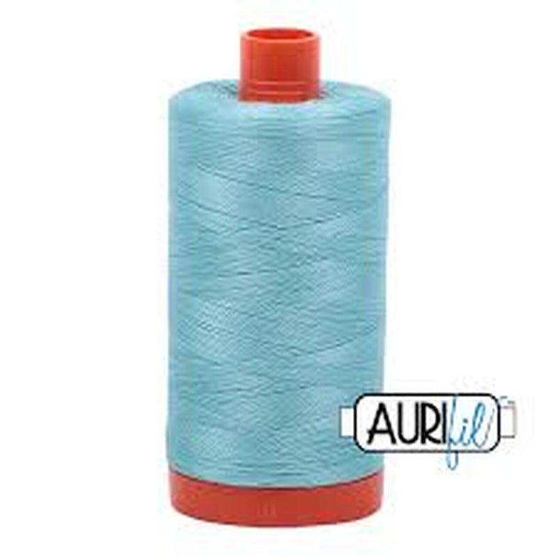 Aurifil Cotton Thread Solid 50wt 1422yds Light Turquoise 5006