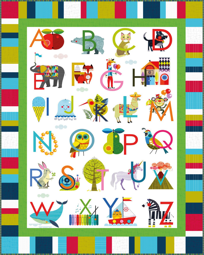 Alphabet Soup  Cot Quilt Kit