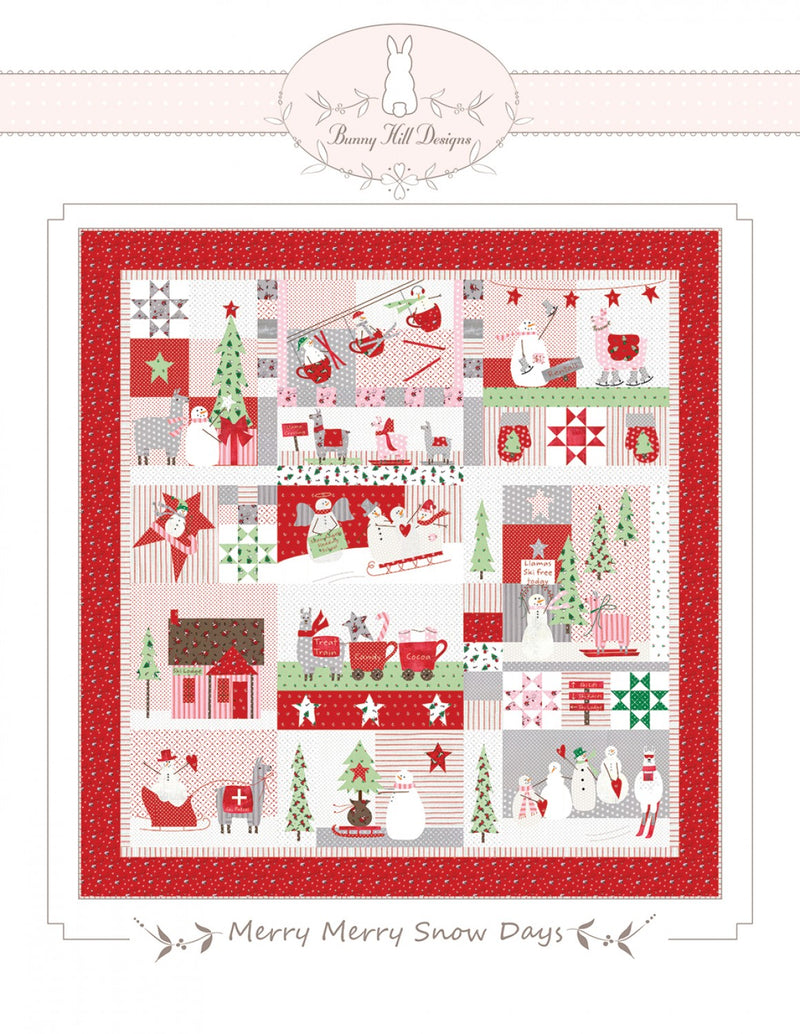 Merry Merry Snow Days by BunnyHill Designs Block of the Month