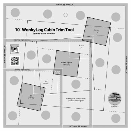 Creative Grids WonkyCreative Grids 10in Log Cabin Trim Tool Duo