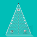 Creative Grids Spider Web Quilt Ruler CGRKA6