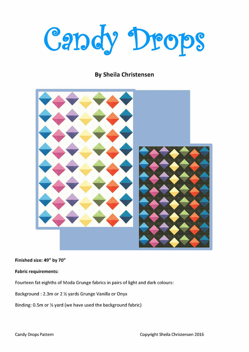 Candy Drops Pattern pdf