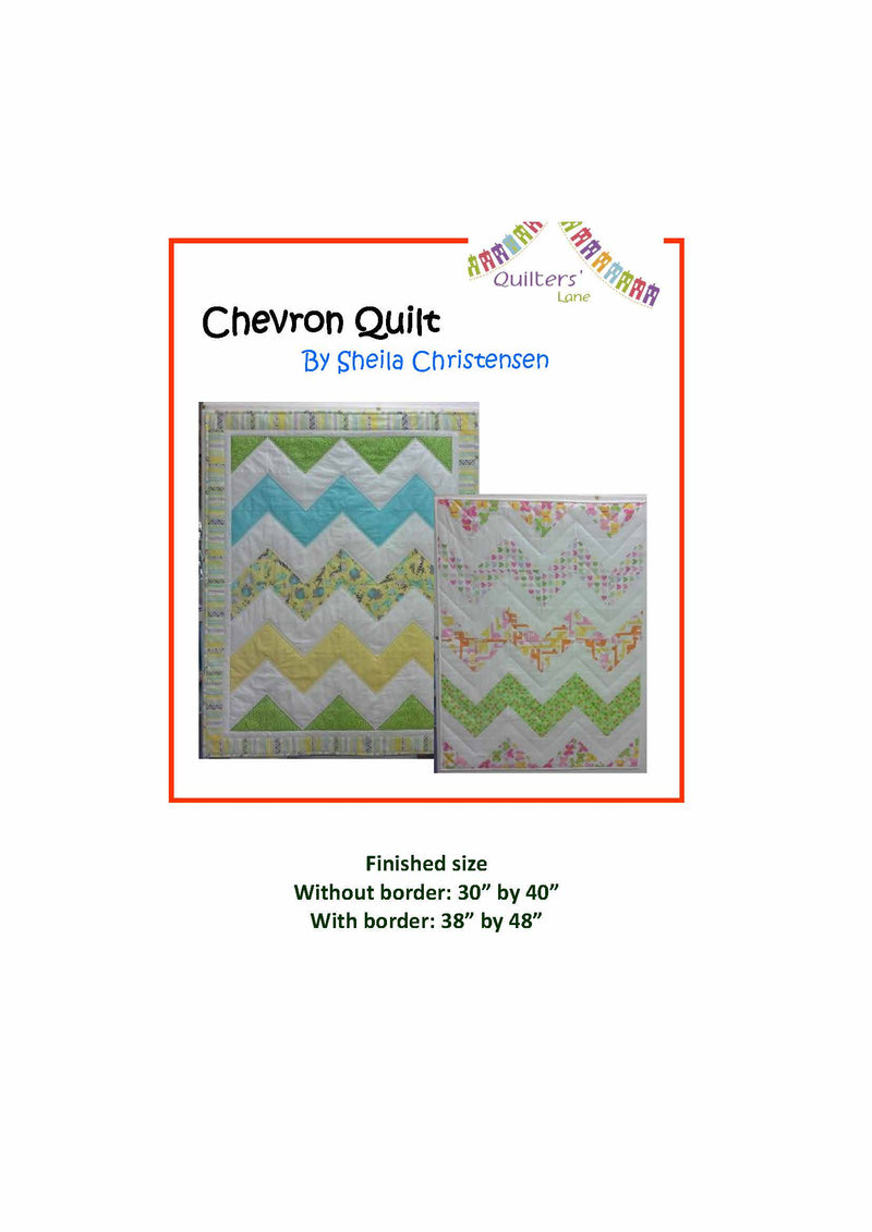 Chevron Cot Quilt Pattern pdf download