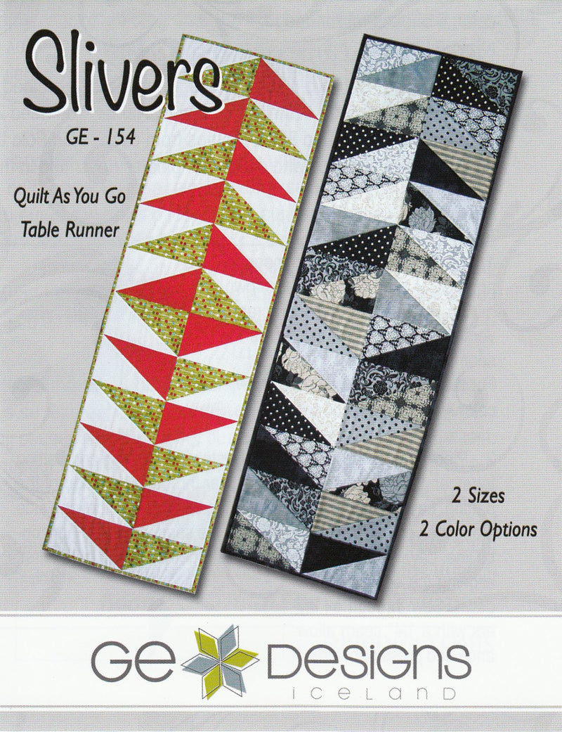 Slivers Quilt As You Go Table Runner Kit - Fresh Teal