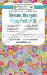 Glorious Hexagons Quiltalong Paper Piece Packs