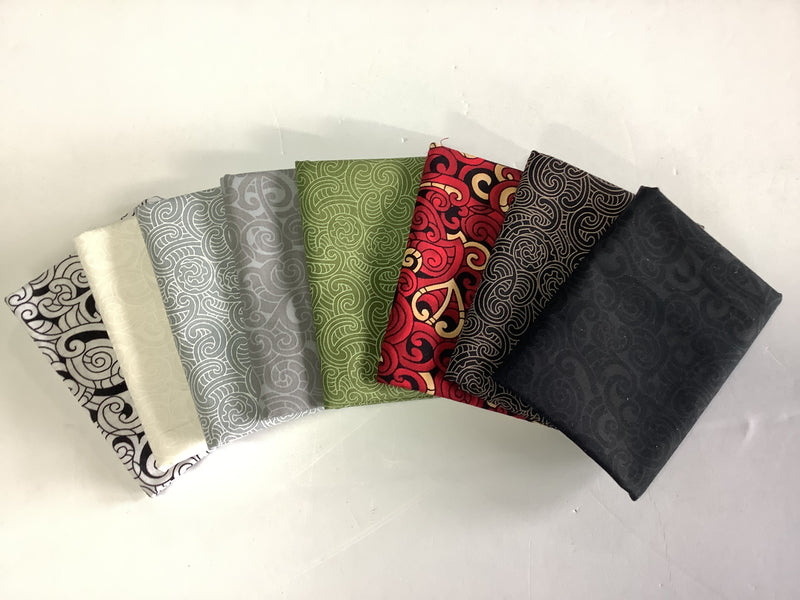 Fat Quarter Bundle Kiwiana Muted Colours