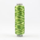 WonderFil Sue Spargo Razzle Variegated Thread - Leaves & Sprouts RZM07