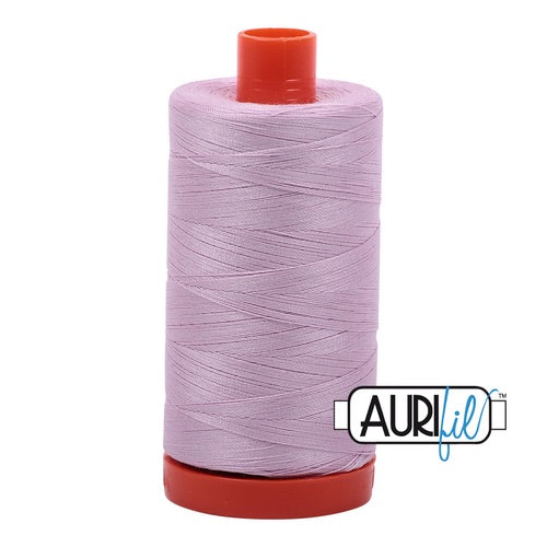 Aurifil Cotton Thread Solid 50wt 1422yds Light Lilac 2510