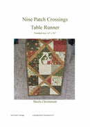 Nine Patch Crossings Table Runner pattern