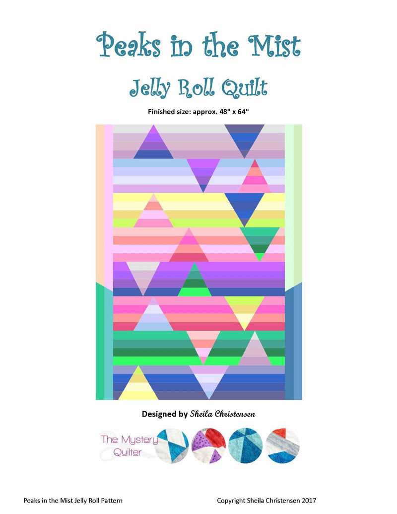 Peaks in the Mist Jelly Roll Quilt Pattern