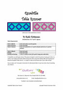 Quadrille Table Runner Pattern