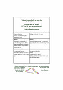 Take a Dozen Quilt as you Go Pattern pdf