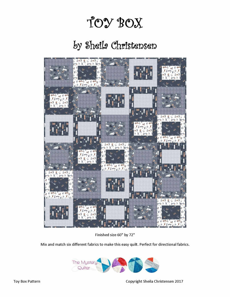 Toy Box Quilt Pattern pdf