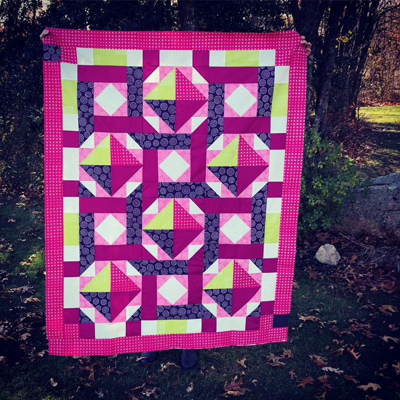 All Aglow Single Quilt Pattern