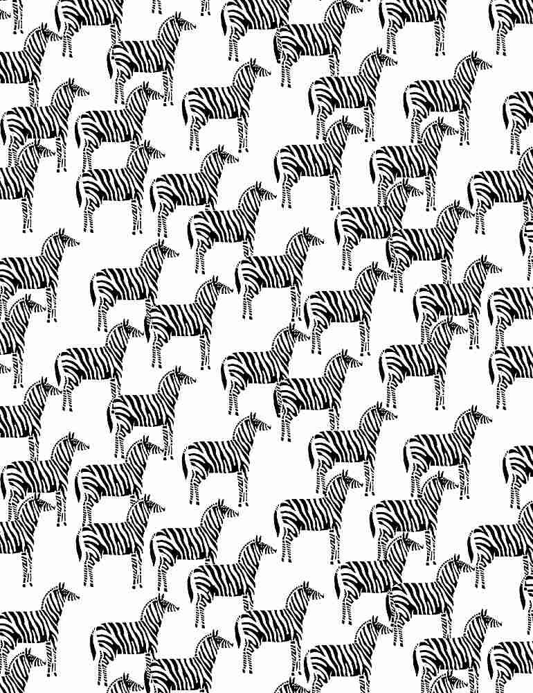 WG1980 WHITE Zebras